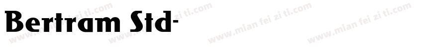 Bertram Std字体转换